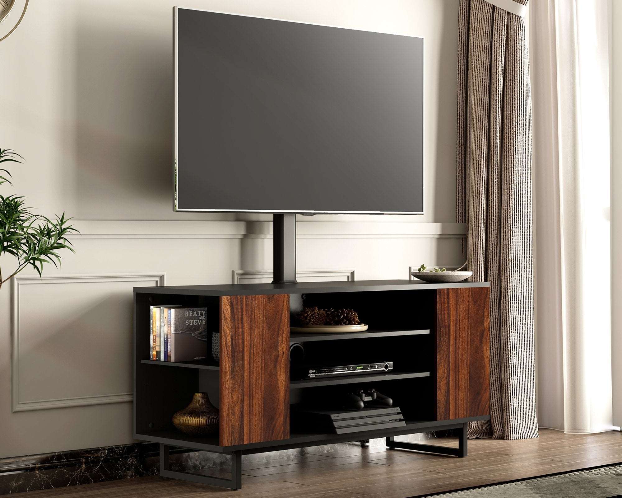 Floor Swivel TV Stand with Mount W Series 32-70 Inch